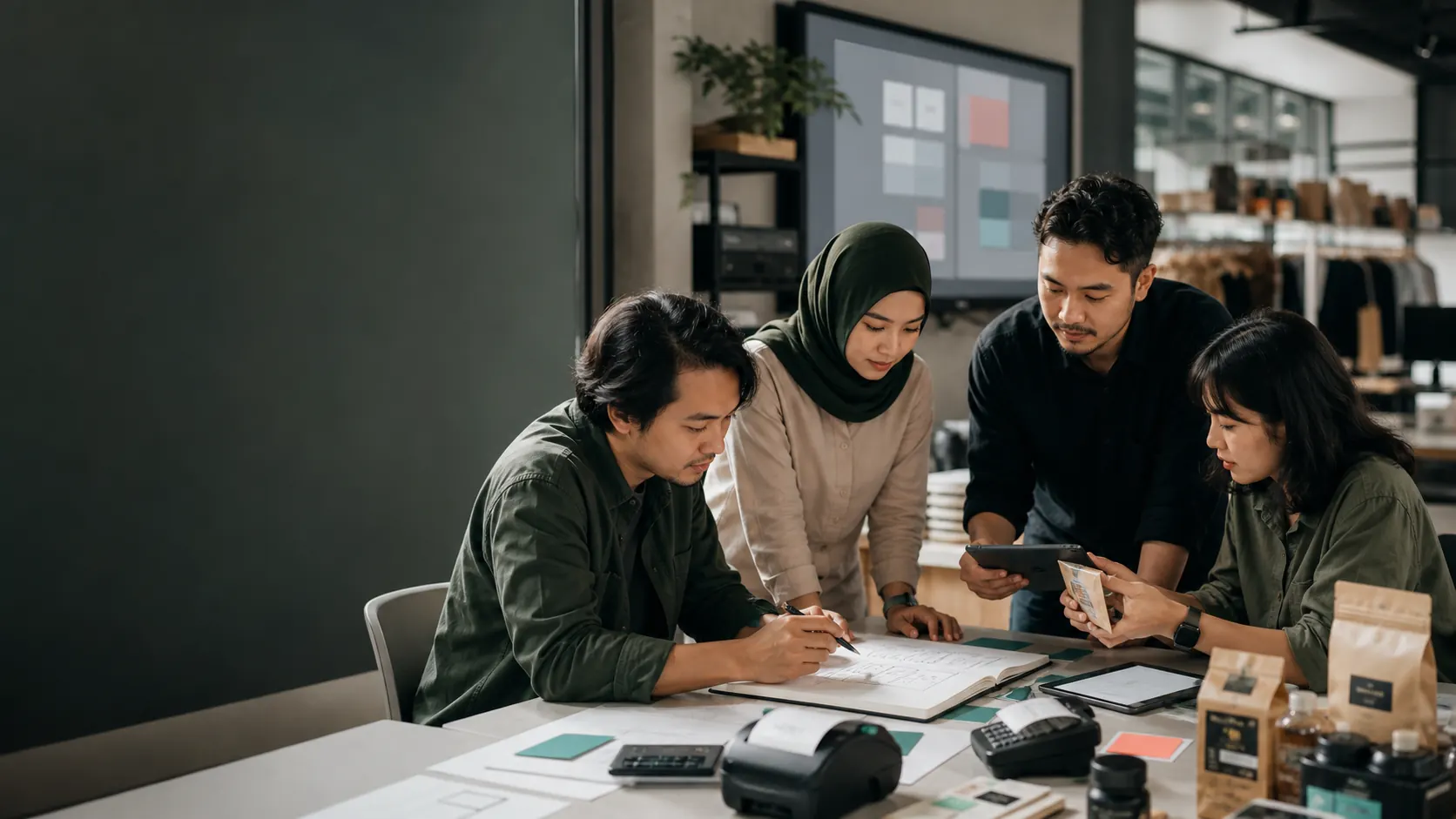 Tim Catatin menyusun alur produk berdasarkan kebutuhan operasional bisnis